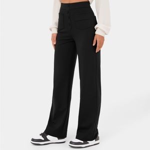Black stretch Halara pants